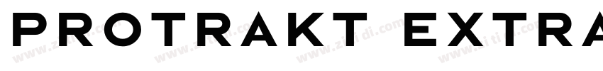 Protrakt Extra Bold 字体转换